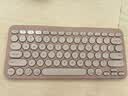 罗技（Logitech）时尚系列K390无线蓝牙键盘 超薄便携  K380升级版 粉色 79键 实拍图