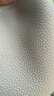 Songmont中号菜篮子女设计师款头层牛皮大容量通勤手提包【张婧仪同款】 奶昔白 帆布内胆 预售15天 实拍图