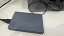 西部数据（WD）移动硬盘2TB 兼容type-c My Passport随行版2.5英寸 灰 机械硬盘 笔记本电脑外接 加密 家庭存储 实拍图