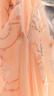 迪士尼女童连衣裙儿童裙子国风汉服夏季新中式中大童公主裙DQ080粉色140 实拍图