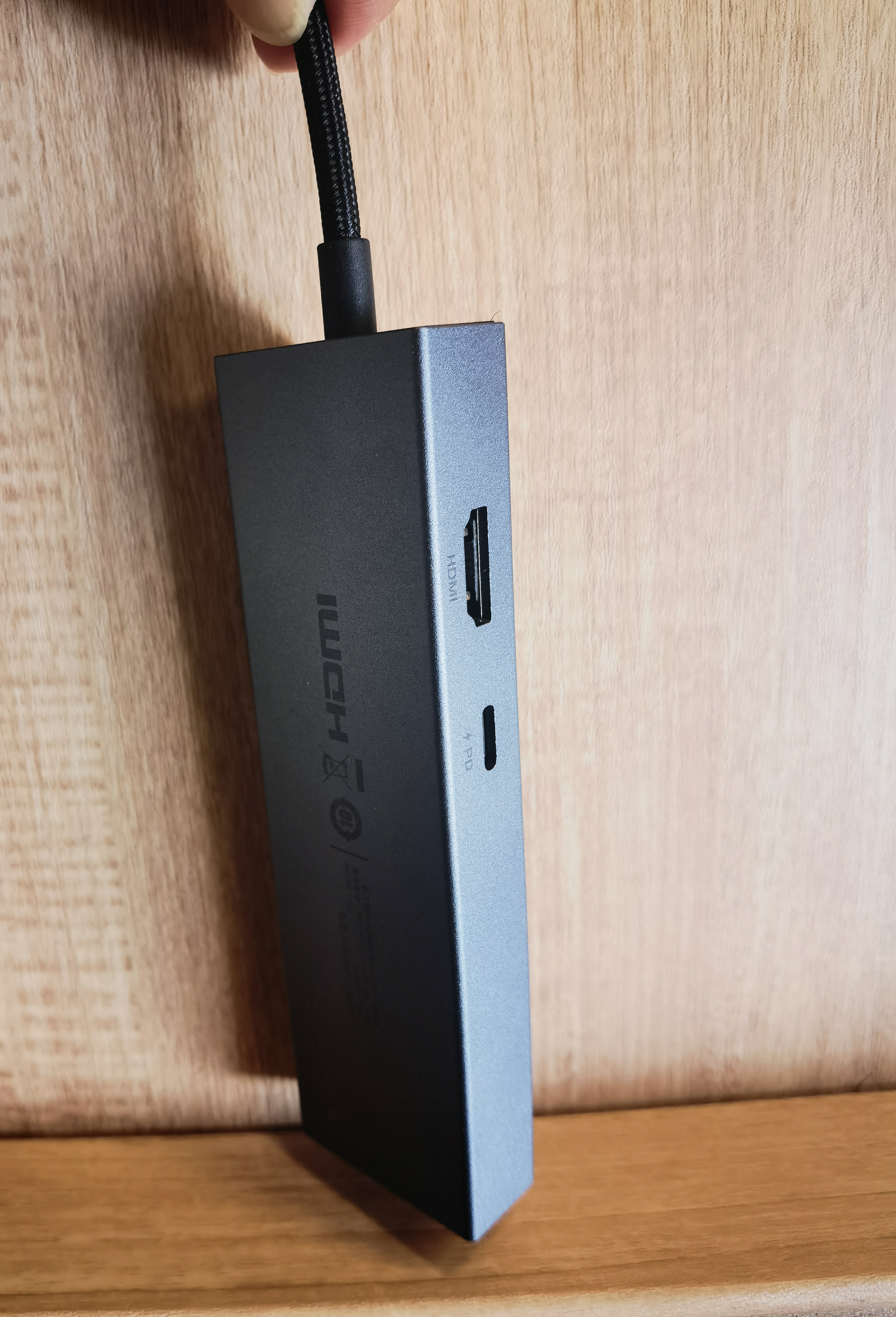 绿联Type-C3.2鳍纹扩展坞千兆网线分线器HDMI2.0转接器10G拓展坞4K60Hz适用华为苹果MacBook/Mac mini 实拍图