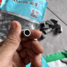 山泽水晶头保护套 内径8.0mm 50个装 七类7类网线RJ45电脑网络护套 灰色 HT702 实拍图