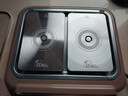 美的（Midea）火锅专用锅 电火锅 鸳鸯锅 5分钟分区速沸8L分体式0氟钛陶多功能锅电煮锅火锅锅HGS352866 实拍图