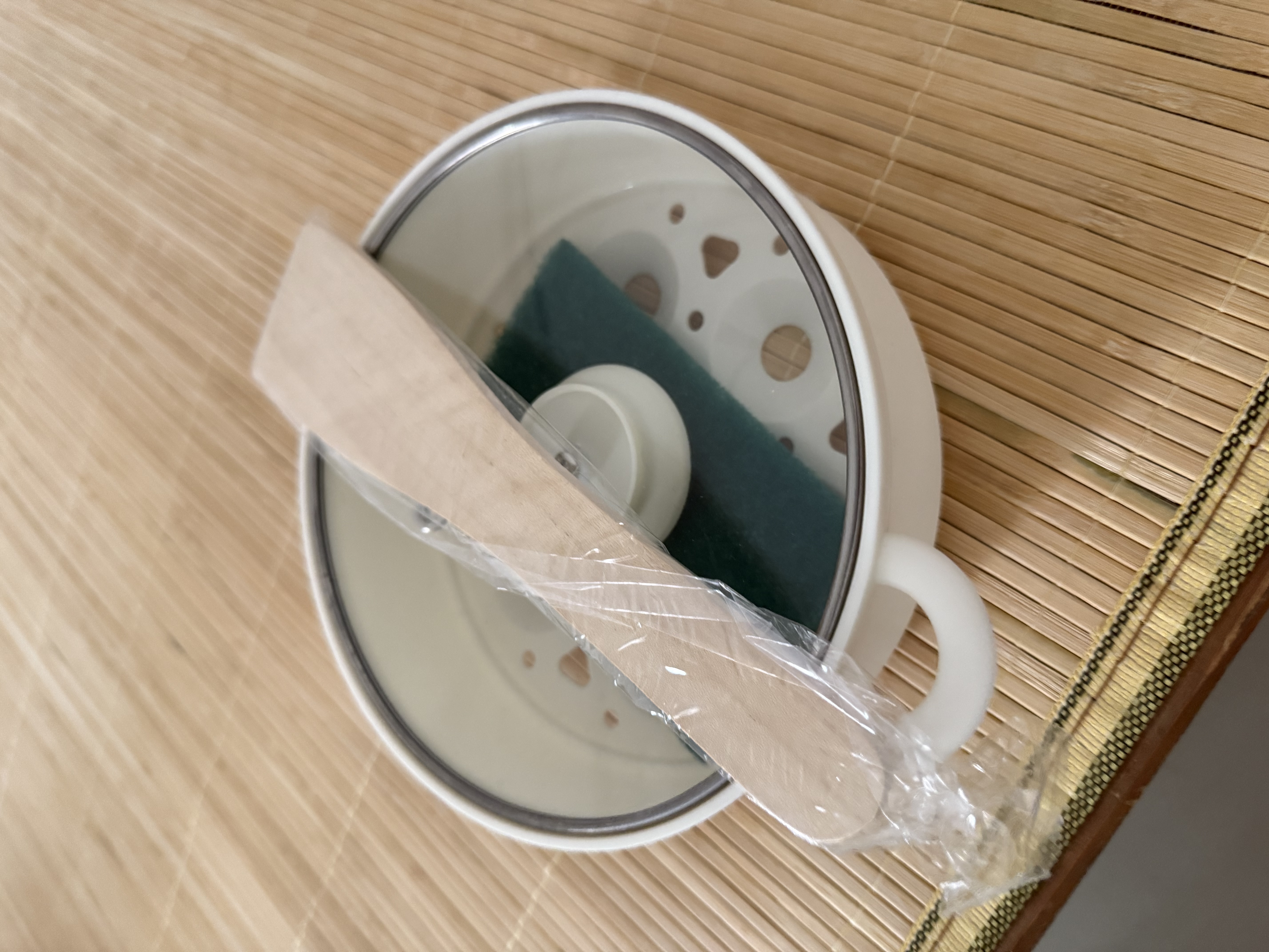 德国电煮锅 小电锅小型1-2人宿舍小火锅 学生泡面 多功能一体锅辅食锅迷你便携电火锅 2L【带pp蒸笼款】三挡调节+不沾内胆 实拍图