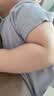 babylove婴儿连体衣夏季莫代尔轻薄透气男女宝宝哈衣爬服短袖家居衣服夏装 实拍图
