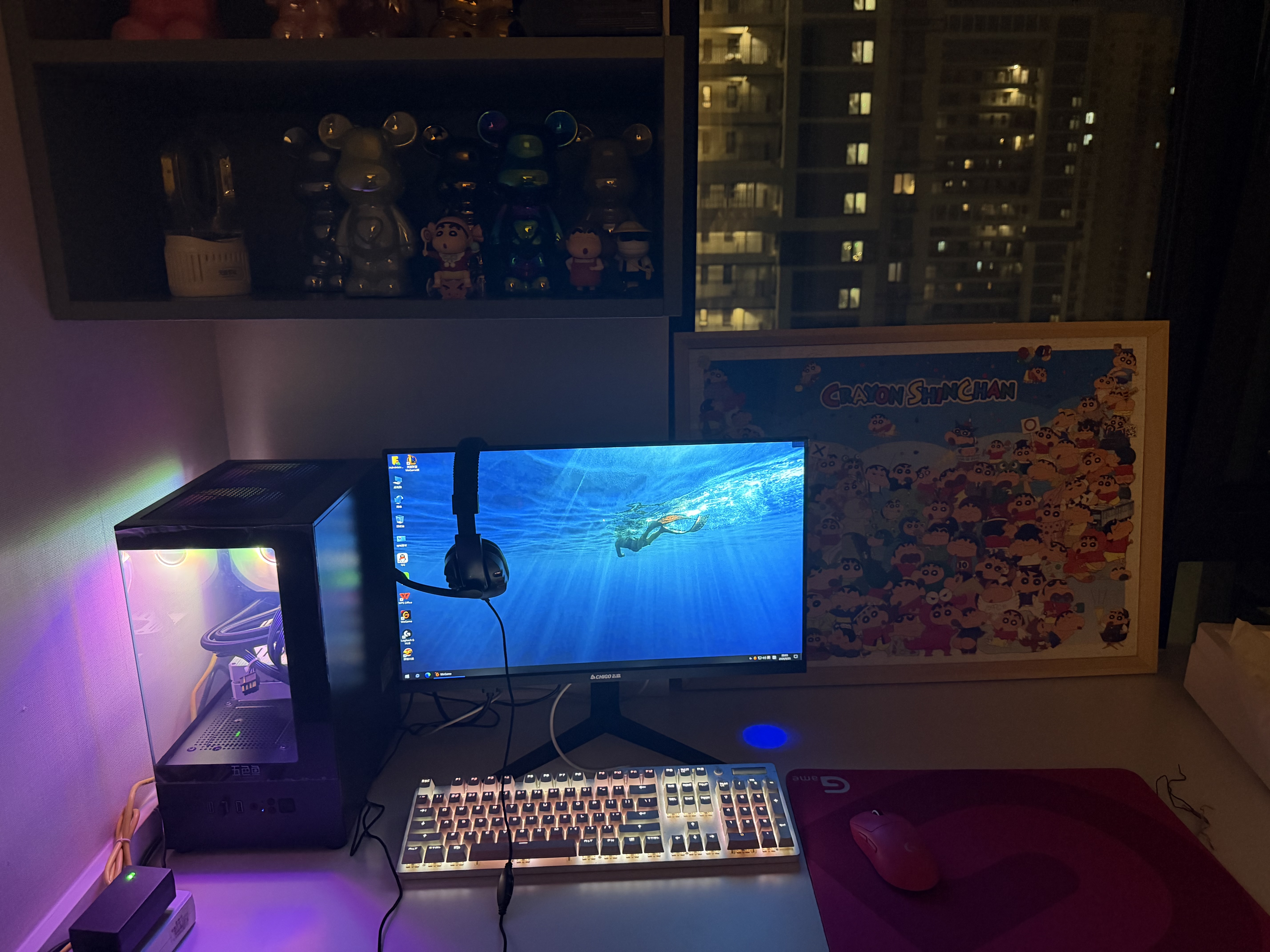 志高（CHIGO）战隼电竞显示器FastIPS快速液晶HDR400高刷1ms低蓝光三角洲PS5家用游戏办公电脑外接显示器屏幕 【热销】24英寸/2K/180Hz/HDR400 实拍图