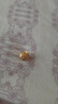 金小貅黄金转运珠女足金999路路通古法珠手链DIY隔珠散珠手链送礼编绳 5mm[古法]0.38-0.4g重工版 实拍图