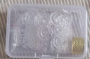 欣沁暗扣隐形防走光纽扣衬衫15mm透明扣儿童宝宝婴儿衣服字母扣送针线 实拍图
