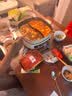 小熊（Bear）电火锅 鸳鸯锅家用火锅专用锅分体多功能锅 电煮锅涮肉锅火锅锅3分钟速沸分区控温 D60J1 6.5L 实拍图