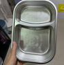 乐扣乐扣宝宝分餐盘316L不锈钢辅食盘园打饭儿童餐具两分格吃饭盘饭盒 实拍图