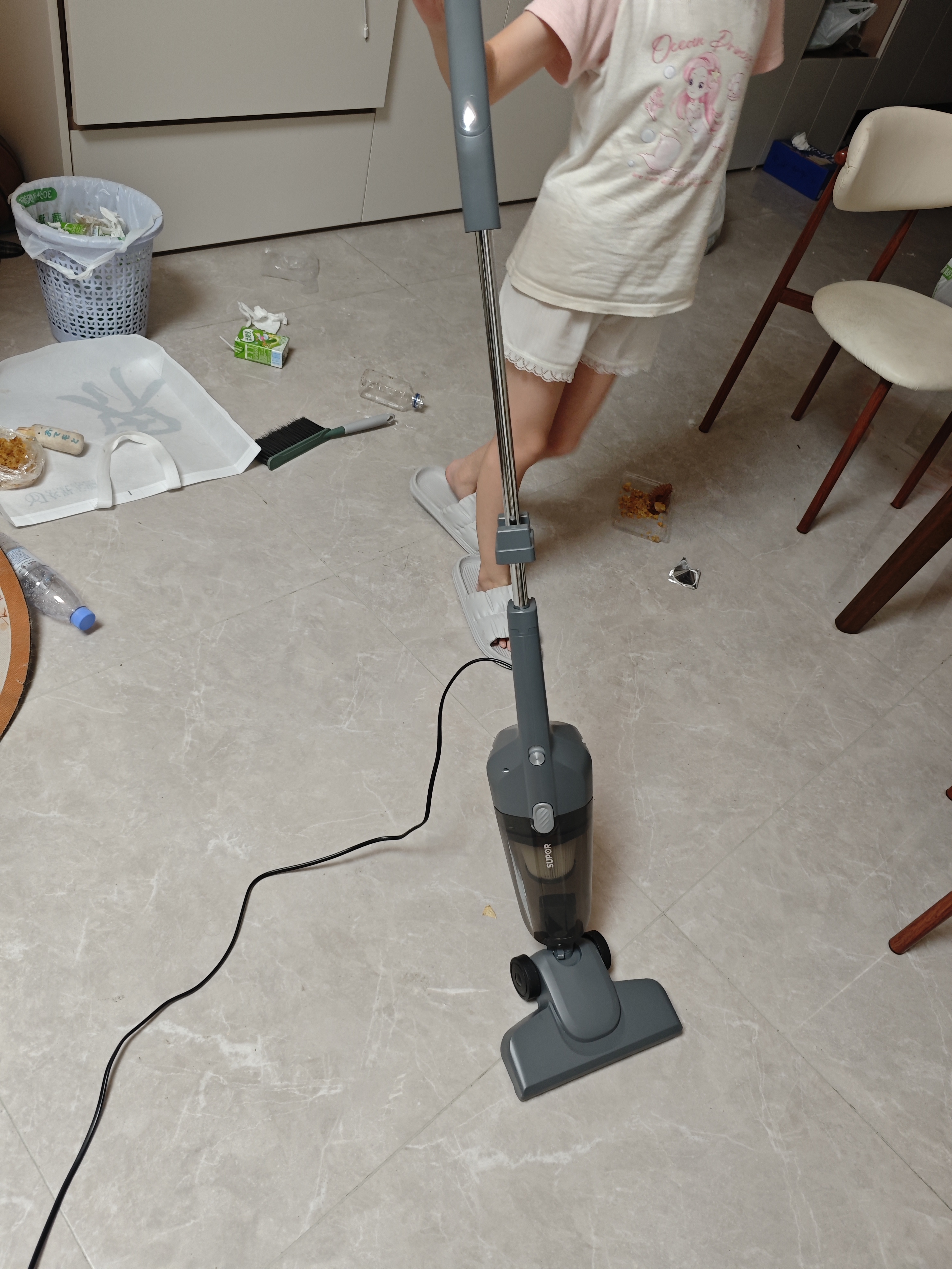 苏泊尔（SUPOR）苏泊尔吸尘器家用有线手持推杆地毯两用大吸力大功率宠物家庭适用EVCS-C3 origin 实拍图