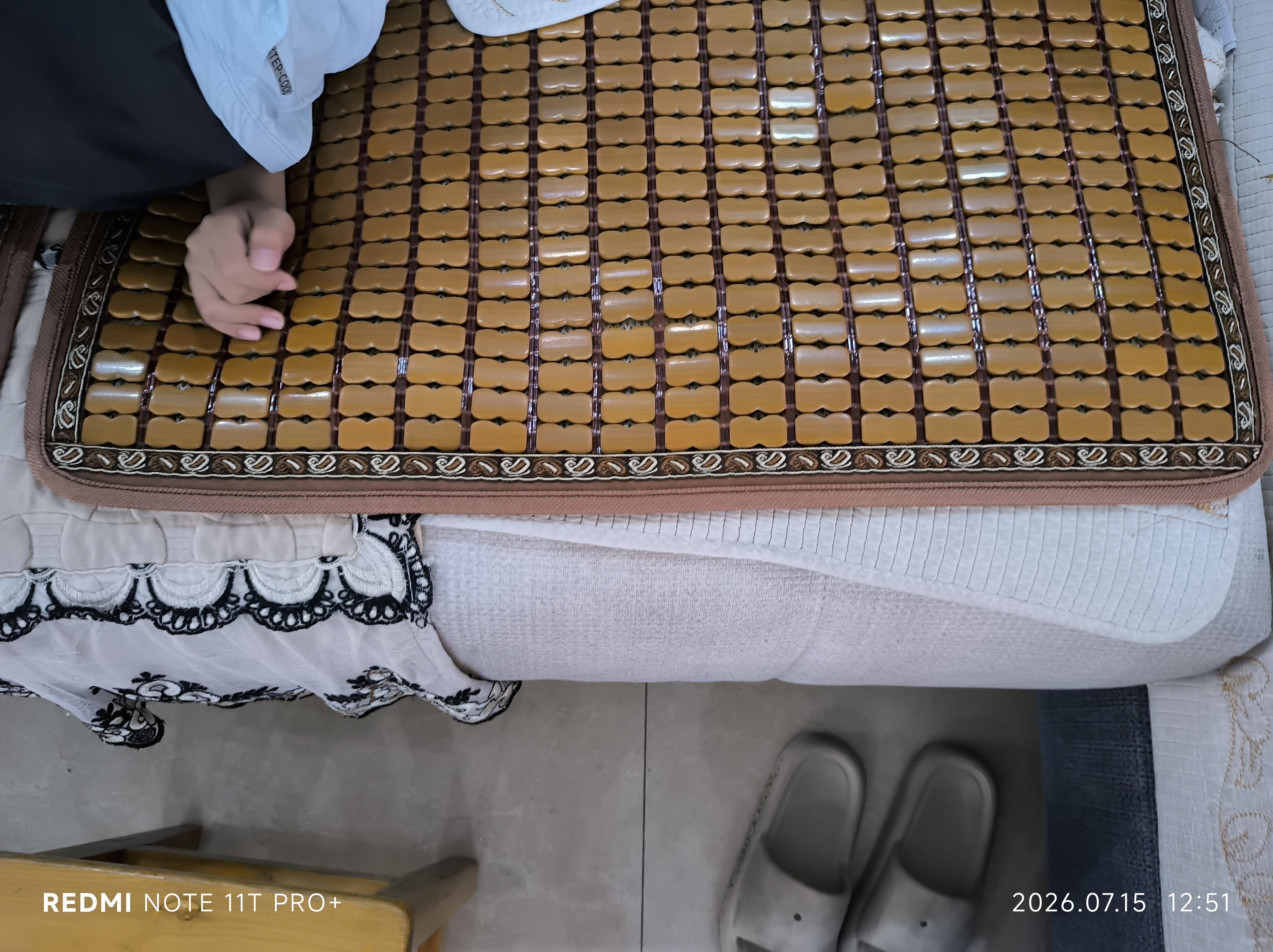 李记花果山沙发垫夏季凉垫麻将凉席沙发坐垫麻将块凉席竹席防滑垫贵妃可定制 窄边碳化色【双牛筋+防滑底】 70cm*165cm 实拍图