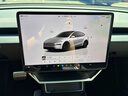 YZ适用于特斯拉Model3/Y中控导航屏幕显示保护套框改装丫配件 15.4英寸焕新版MY/3中控屏幕保护套-黑 实拍图
