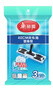 美丽雅夹布拖把替换布42*24cm3片装双面双效除尘干湿两用懒人拖地神器 实拍图