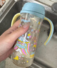 贝亲（Pigeon）防胀气 自然成长翻盖直饮吸管 大童奶瓶330ml 马戏团 18月+ AA279 实拍图