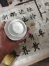 漢墨 慕白防干墨碟 陶瓷防蒸发不干墨初学者火锅砚台带盖 文房四宝毛笔书法笔洗墨池 实拍图