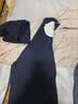 MUJI男式无侧缝双层纱织睡衣家居服 深藏青色6A XL 实拍图