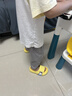 巴布豆儿童拖鞋男女童宝宝软底居家浴室夏季凉拖鞋 黄色 160码 实拍图