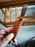 水果刀家用便携蒙古吃肉小刀锋利高硬度手把肉专用刀户外露营削皮 红色 2把 实拍图