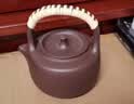 万壶园 紫砂壶烧水壶煮茶壶煮茶器大容量泡茶壶电陶炉煮茶炉手工提梁壶  竹边提梁 紫泥 850cc 实拍图