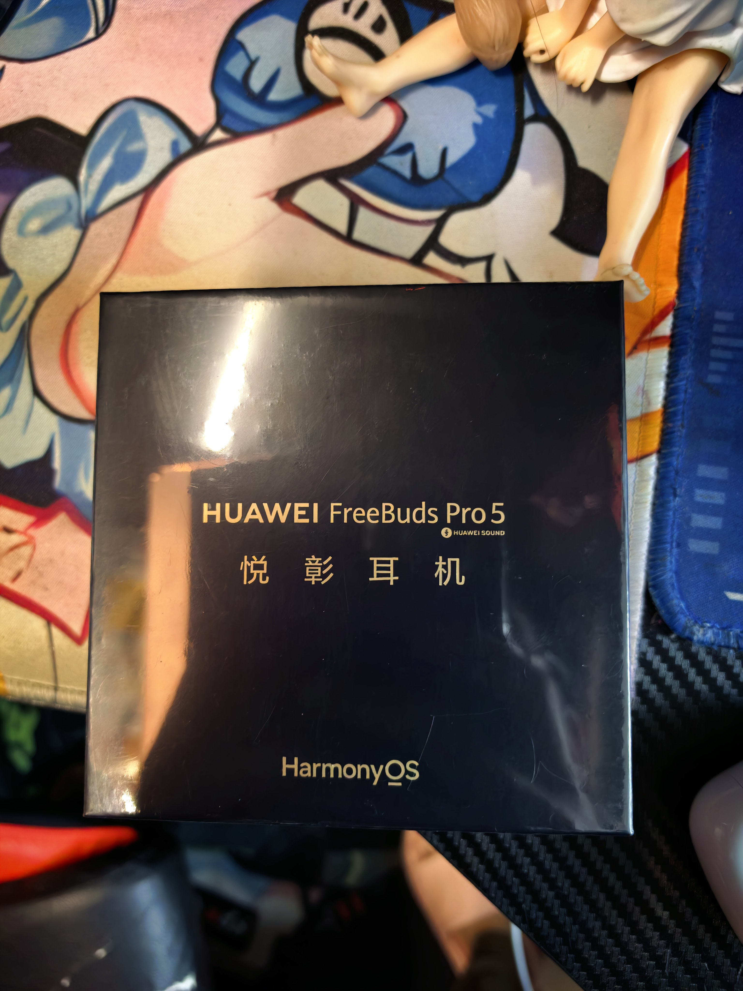 华为FreeBuds pro 5悦彰耳机 无线蓝牙降噪耳机 母带级音质 双擎极致降噪 耳边AI智能体 大地金 实拍图