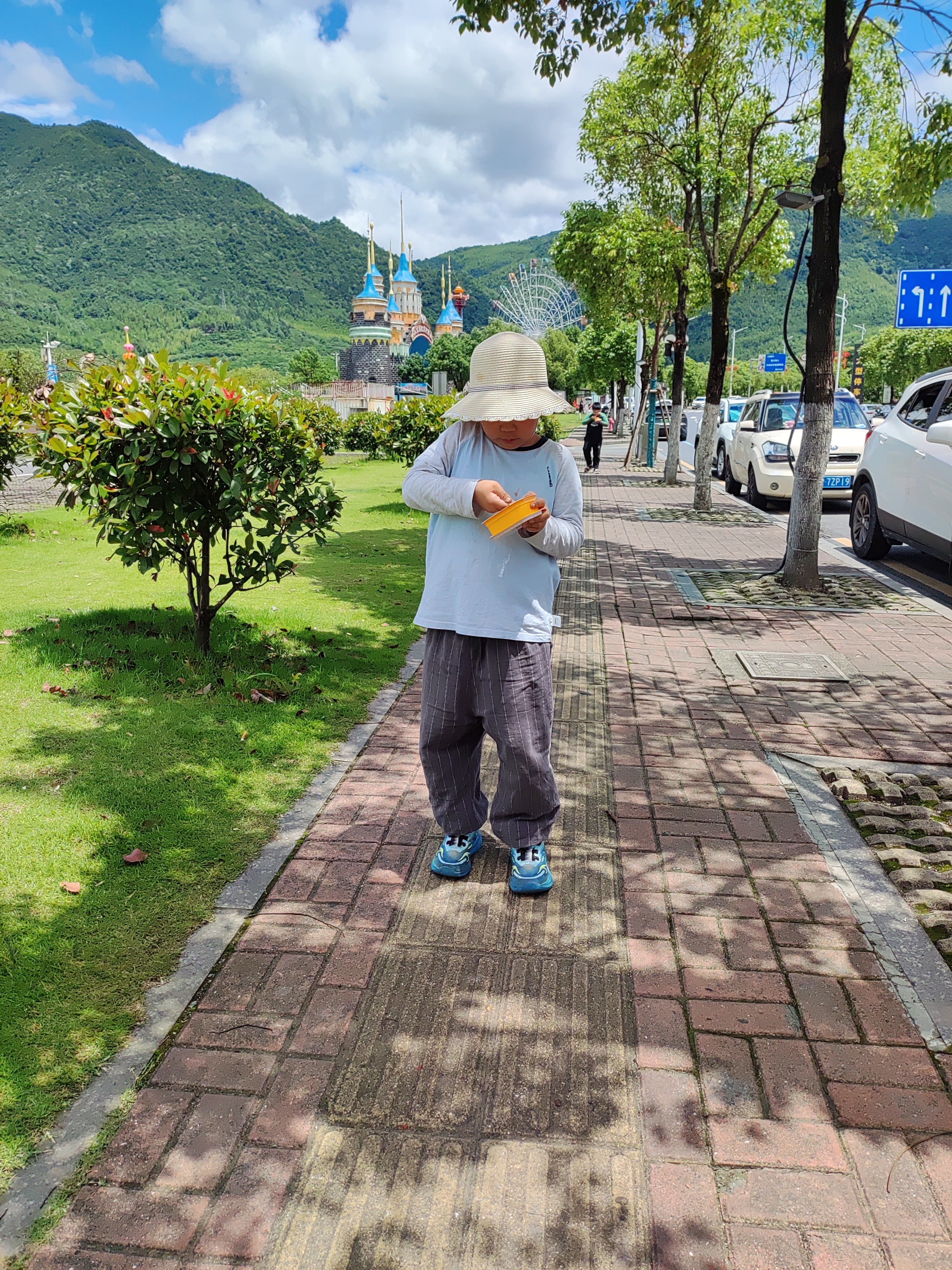 361°儿童凉鞋2026夏季男女童3-12岁透气防撞包头沙滩凉鞋 黑 33 实拍图