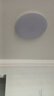 LED吸顶灯圆形客厅灯简约现代大气北欧卧室餐厅阳台过道灯具 白框30cm白光 24w 通用款 实拍图