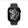 Apple/苹果 Watch S11 智能手表GPS款46毫米深空灰色铝金属表壳黑色运动型表带S/M MEVN4CH/B 实拍图