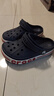 卡骆驰（CROCS）贝雅卡骆班儿童洞洞鞋沙滩鞋男女童包头拖鞋/207018/207019 深蓝色-410 26 (155mm) 实拍图