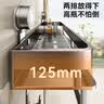 百悍卫生间置物架浴室免打孔挂件厕所洗手间洗漱洗手台墙角架单层 实拍图