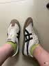 亚瑟士ASICS男鞋女鞋运动休闲鞋复古篮球鞋百搭板鞋 COURT MZ 米白色/黑色 38 实拍图