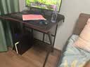 奥伦福特  电脑桌台式家用电竞游戏桌办公书桌简约书房写字桌子 碳纤维纹路单桌-80*60 升级款电竞桌 实拍图