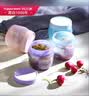 特百惠（Tupperware）迷你密封圆罐保鲜盒零食糖果防漏防潮防虫储藏收纳盒325ml 柔糖粉325ml 实拍图