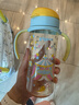 贝亲（Pigeon）防胀气 自然成长翻盖直饮吸管 大童奶瓶330ml 马戏团 18月+ AA279 实拍图
