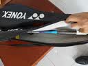 YONEX尤尼克斯羽毛球拍对拍yy全碳素双拍天斧AX01 含手胶已穿线24磅4U 实拍图
