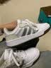 adidas ENTRAP美式校园风运动少年感复古篮球风板鞋男女阿迪达斯 白色/暗银金属/树脂黄   35.5 实拍图