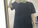 京东京造10A抗菌男士t恤短袖男女同款衣服男装春夏新款打底衫内搭黑2XL 实拍图