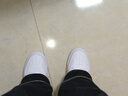 特步女鞋夏新款休闲板鞋女空军一号简约运动休闲低帮百搭舒适小白鞋 特步白-女 【网面呼吸版】 37 脚长23cm( 新法码37.5) 实拍图