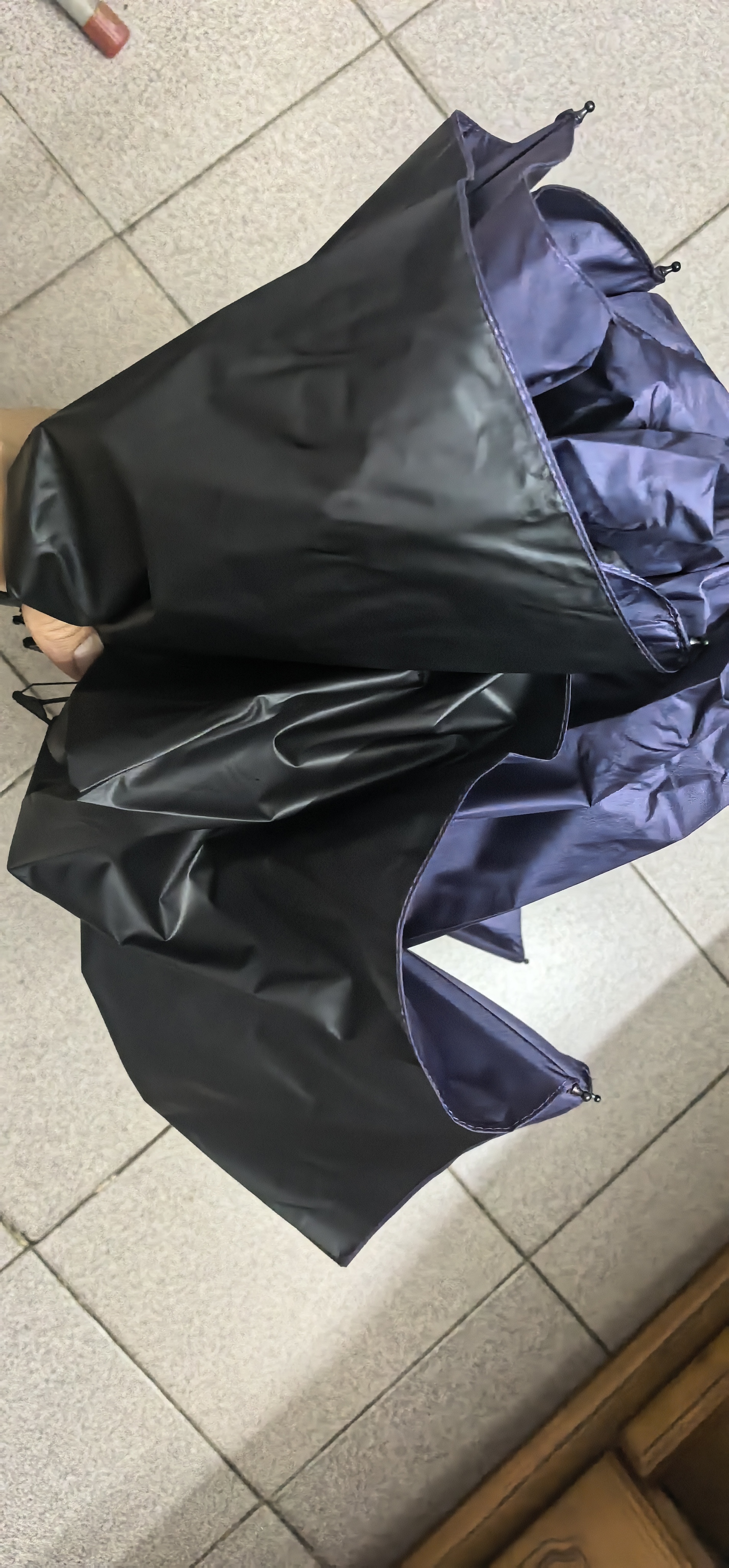 天堂伞加大号超大雨伞男女三人10骨黑胶防晒遮阳伞广告伞企业定制logo伞  【10骨黑胶防晒升级款】深紫色 实拍图