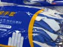 安美尚劳保手套12双/包 工作干活耐磨防滑浸胶手套 蓝色丁腈胶皮涂掌耐油 工地工人搬砖汽车维修理施工作业劳动防护 实拍图