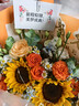 百花馆鲜花速递玫瑰花满天星真花束生日礼物送女朋友老婆同城配送小时达 【金色暖阳】向日葵|JD625 实拍图