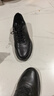 红蜻蜓运动皮鞋男七夕礼物男士牛皮休闲跑步鞋板鞋WTL24040 黑色镂空 43 实拍图