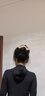 优衣库AIRism高弹力防紫外线拉链连帽开衫女装实测UPF100+483281 09 黑色 S 实拍图