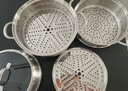 康巴赫蒸锅304不锈钢蒸笼食品级双层汤锅家用蒸煮炖燃气灶电磁炉通用 【加厚304不锈钢】 3层 32cm 实拍图