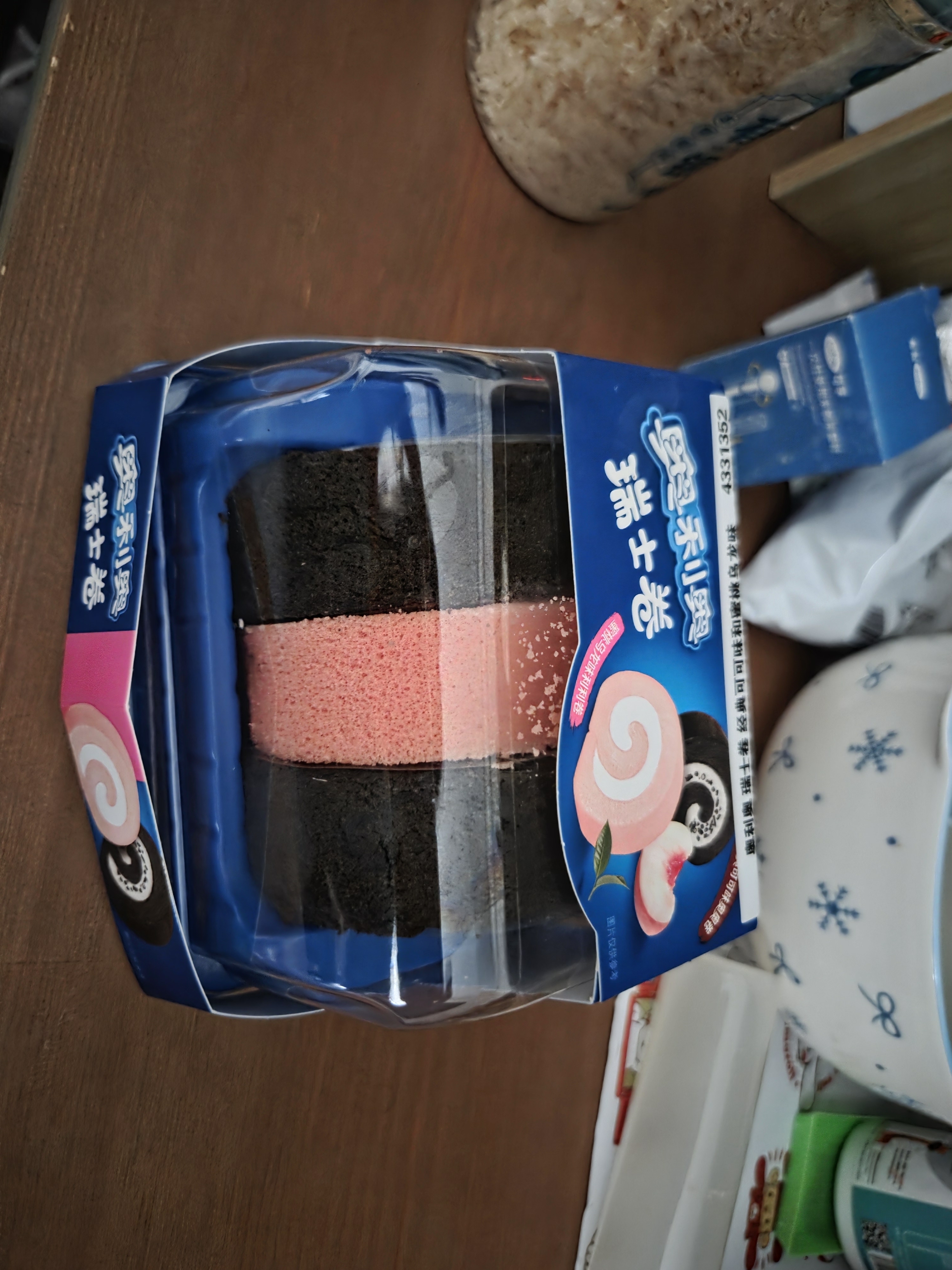 奥利奥（Oreo）奥利奥瑞士卷蜜桃乌龙味165g 1盒 小蛋糕 早餐糕点 零食 实拍图