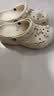 卡骆驰（CROCS）贝雅云彩女士洞洞鞋户外休闲鞋|208186 冬日白-11S(含智必星) 36 /37(230mm) 实拍图