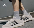 adidas「面包鞋」GRAND COURT BASE 00s休闲低帮板鞋男女阿迪达斯   奇迹矾土棕/黑色/汉玉白   41 实拍图