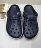 卡骆驰（CROCS）贝雅卡骆班运动拖鞋男鞋女鞋居家夹脚平底人字拖鞋|205393 白/深蓝-126 41 /42(260mm) 实拍图