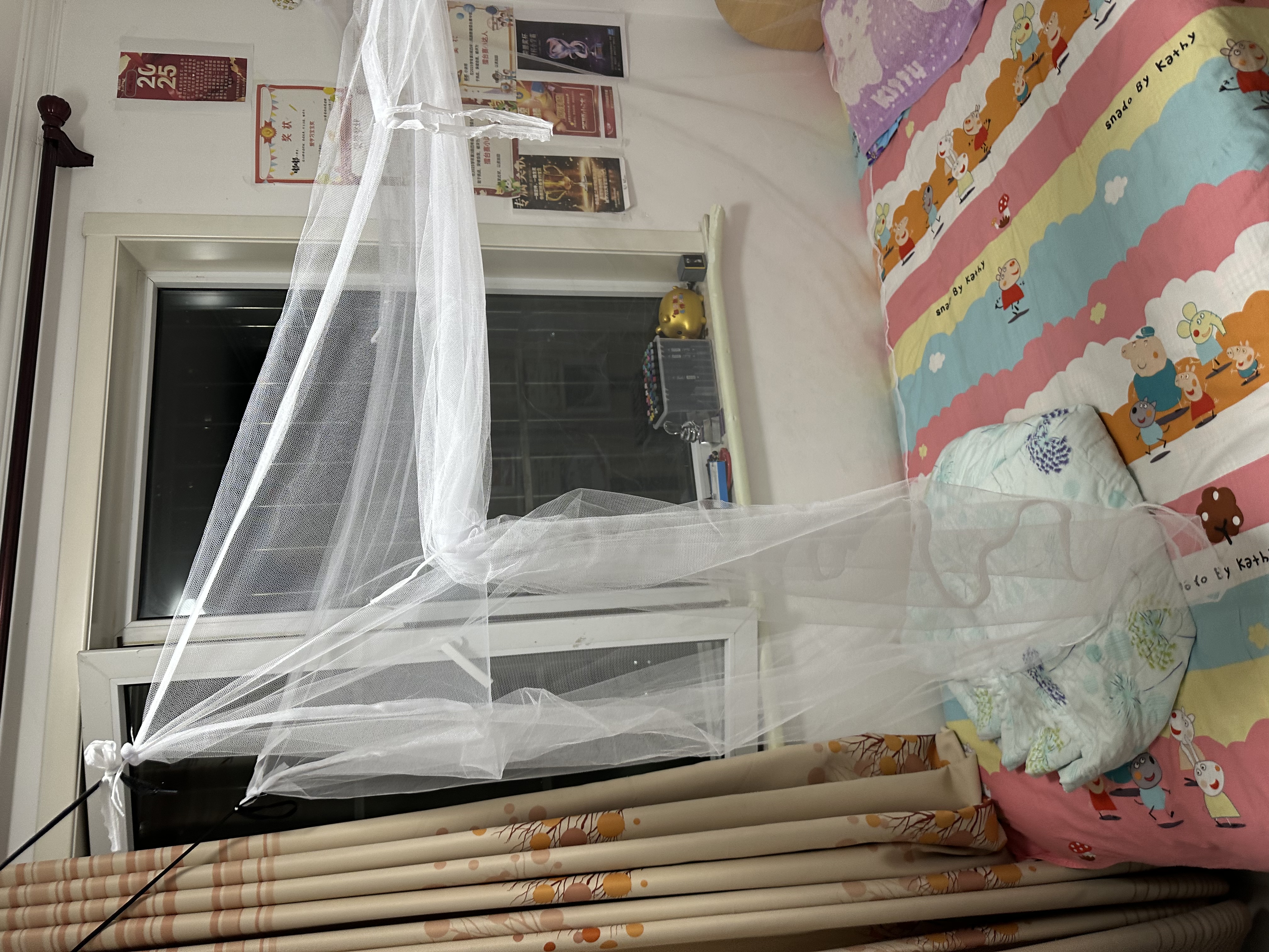 南极人（Nanjiren）学生蚊帐宿舍方顶蚊帐单开门1.2米寝室防蚊帐子【上下铺通用】 实拍图