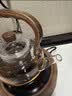高茗玻璃煮茶壶煮茶器新款中式耐高温烧水提梁壶家用大功率电陶炉套装 【煮茶套装】墨香壶+唐戈炉 实拍图